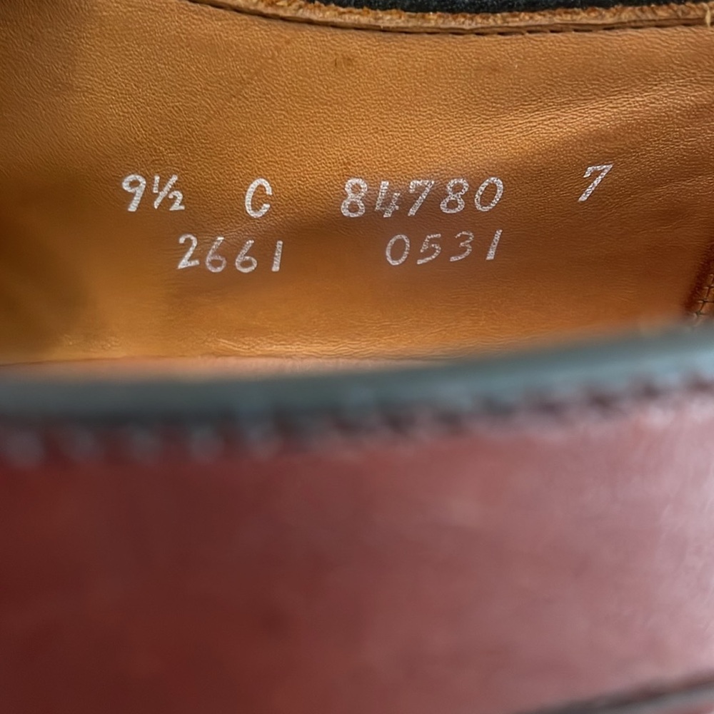 Allen Edmonds Bradley split-toe size 9.5 - Picture 5 of 10